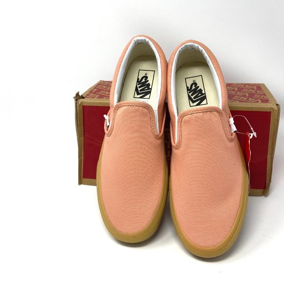 VANS Women's VN0A38F7Q9Z Classic Slip On M Muted Clay Canvas Gum Low Top Sneaker - Picture 5 of 10
